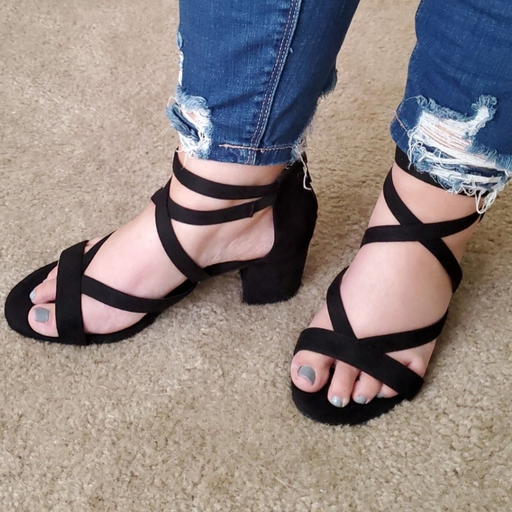 Scrappy heels